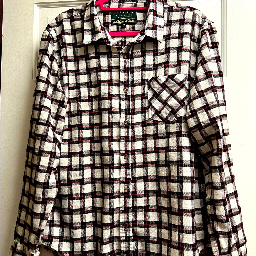 Men’s Jach’s New York Flannel Button Up Shirt.